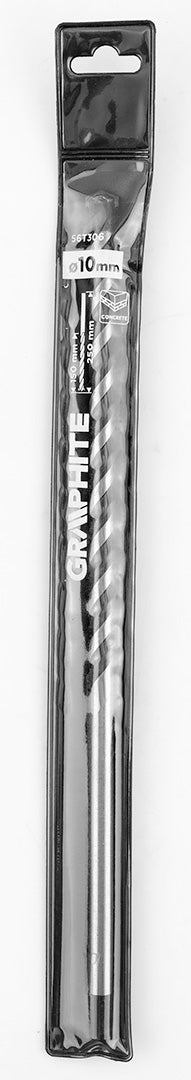 Vrták do betónu 10 x 250 mm, brúsený od GRAPHITE nájdeš na naravis.sk