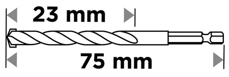 Šesťhranný vrták do betónu 4,0 mm od GRAPHITE nájdeš na naravis.sk
