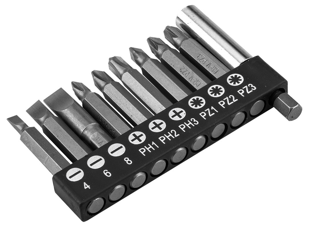Sada bitov SL4/6/8, PH1/2/3, PZ1/2/3 x 50 mm, s magnetickým držiakom 60 mm, 10 ks. od GRAPHITE nájdeš na naravis.sk