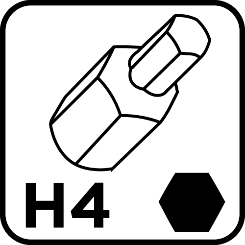 Šesťhranné bity H4 x 25 mm, 3 ks. od GRAPHITE nájdeš na naravis.sk