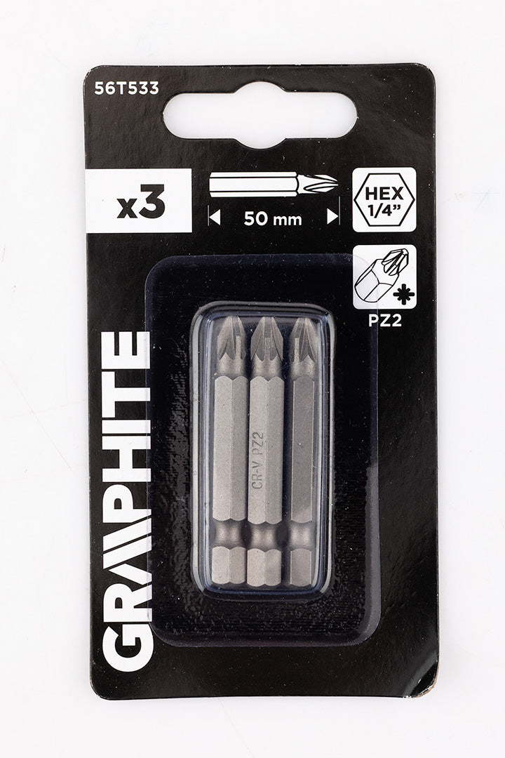 Bity PZ2 x 50 mm, 3 ks. od GRAPHITE nájdeš na naravis.sk