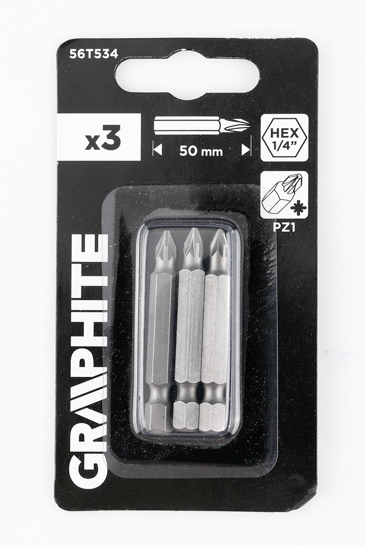 Bity PZ1 x 50 mm, 3 ks. od GRAPHITE nájdeš na naravis.sk