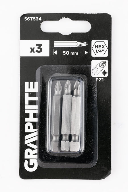 Bity PZ1 x 50 mm, 3 ks. od GRAPHITE nájdeš na naravis.sk