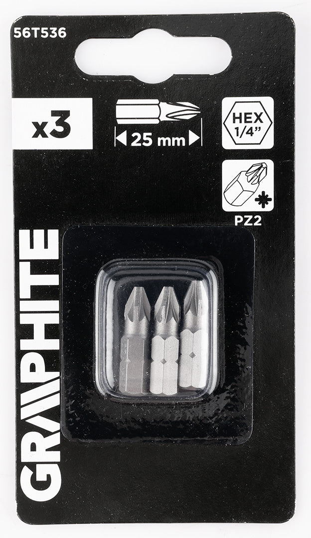 Bity PZ2 x 25 mm, 3 ks. od GRAPHITE nájdeš na naravis.sk