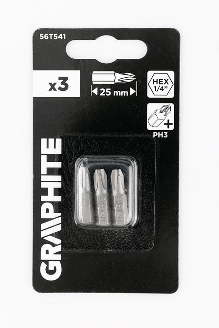 Bity PH3 x 25 mm, 3 ks. od GRAPHITE nájdeš na naravis.sk