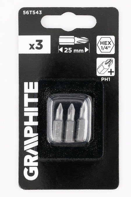 Bity PH1 x 25 mm, 3 ks. od GRAPHITE nájdeš na naravis.sk