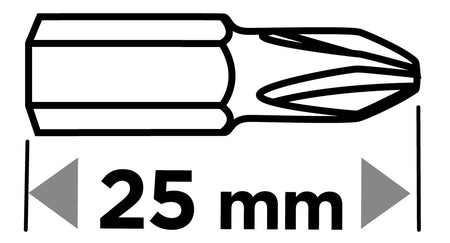 Bity SL4 x 0,6 x 25 mm, 3 ks. od GRAPHITE nájdeš na naravis.sk