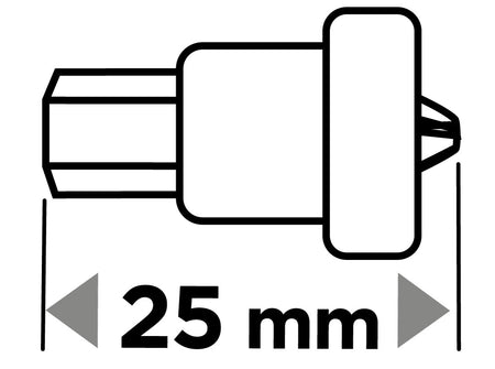 Stopkové bity PZ1 x 25 mm, 2 ks. od GRAPHITE nájdeš na naravis.sk
