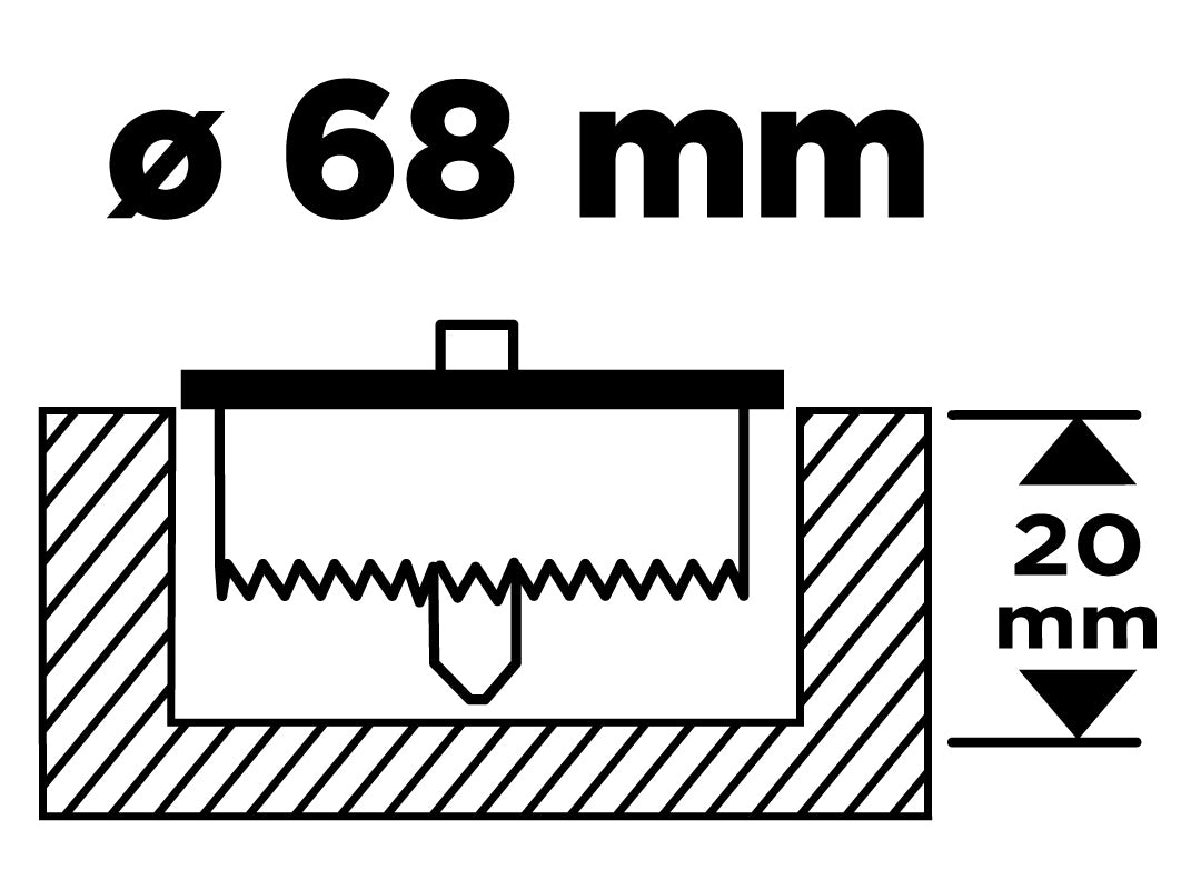 Rezák na polystyrén 68 mm od GRAPHITE nájdeš na naravis.sk