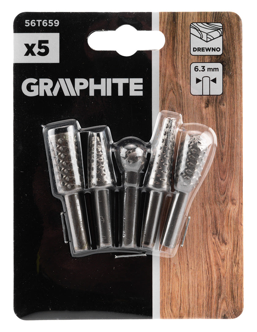 Súprava brúsnych tŕňov, 5 ks. od GRAPHITE nájdeš na naravis.sk
