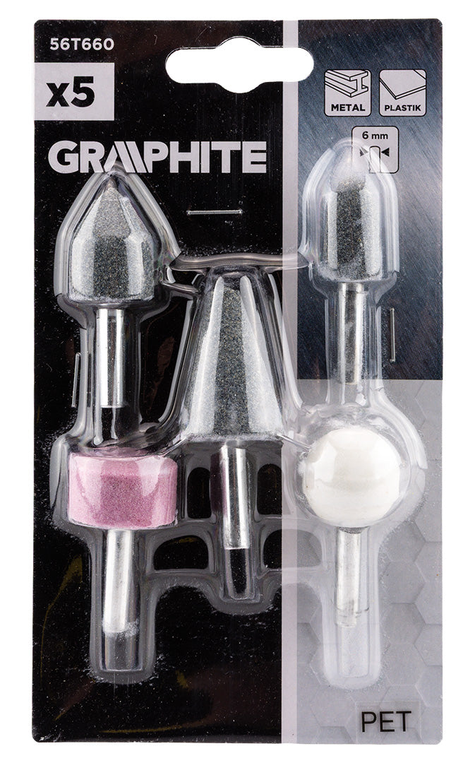 Sada brúsnych kameňov, 5 ks. od GRAPHITE nájdeš na naravis.sk