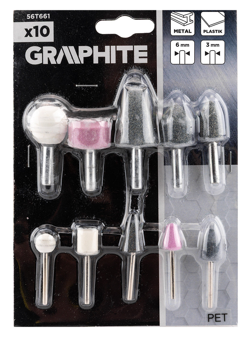 Sada brúsnych kameňov, 10 ks. od GRAPHITE nájdeš na naravis.sk
