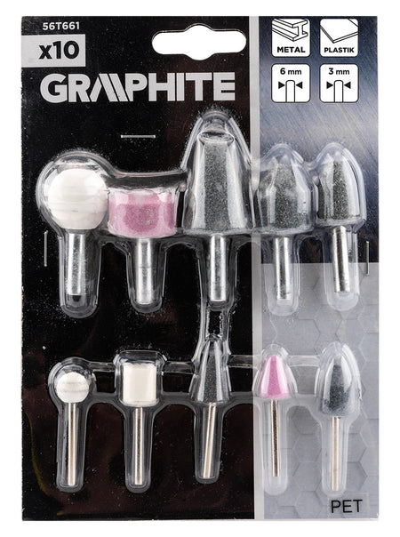 Sada brúsnych kameňov, 10 ks. od GRAPHITE nájdeš na naravis.sk
