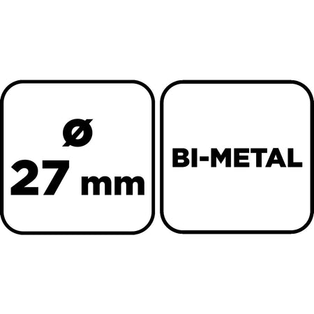 Bimetalová píla na diery 27 mm od GRAPHITE nájdeš na naravis.sk