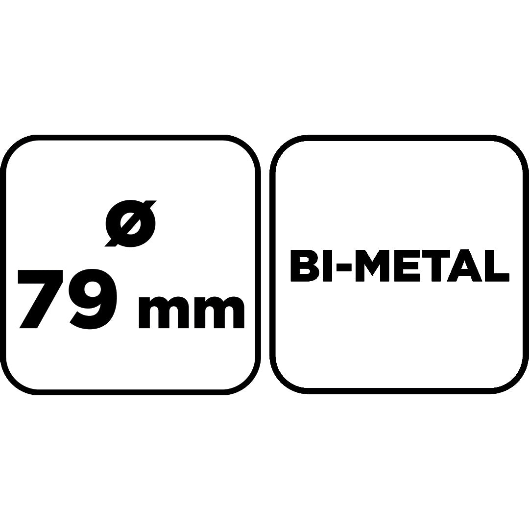 Bimetalová píla na diery 79 mm od GRAPHITE nájdeš na naravis.sk