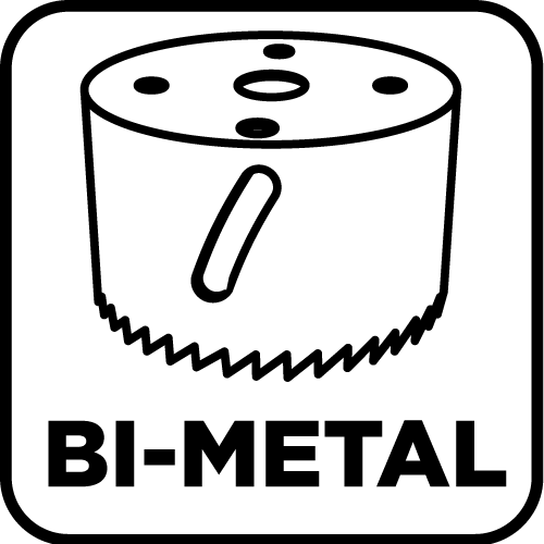Bimetalové pílky na diery 19-68 mm, sada 7 ks. od GRAPHITE nájdeš na naravis.sk