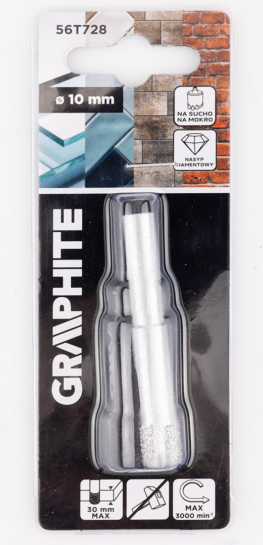 Diamantová píla na diery 10 mm od GRAPHITE nájdeš na naravis.sk
