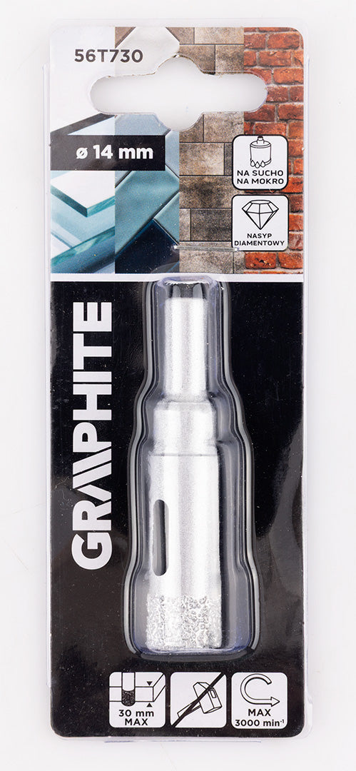 Diamantová píla na diery 14 mm od GRAPHITE nájdeš na naravis.sk