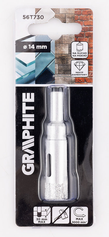 Diamantová píla na diery 14 mm od GRAPHITE nájdeš na naravis.sk