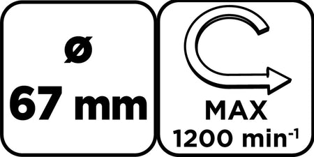 Píla na diery z karbidu volfrámu 67 mm od GRAPHITE nájdeš na naravis.sk
