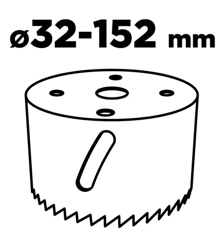 Adaptér s pilotným vrtákom pre bimetalové dierovacie píly 32-152 mm, Hex od GRAPHITE nájdeš na naravis.sk
