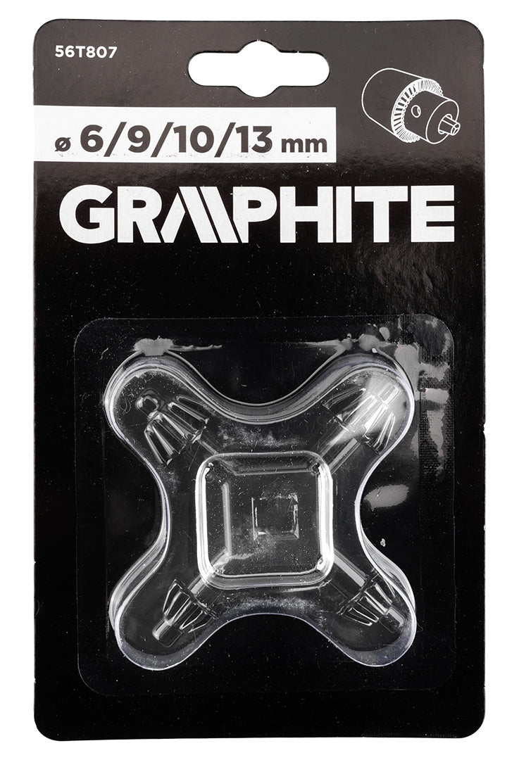 Univerzálny kľúč na vŕtacie skľučovadlá: 6, 9, 10, 13 mm od GRAPHITE nájdeš na naravis.sk