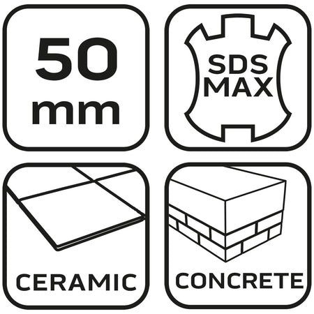 SDS Max sekáč 50 x 400 mm, 25 st. od NEO TOOLS nájdeš na naravis.sk