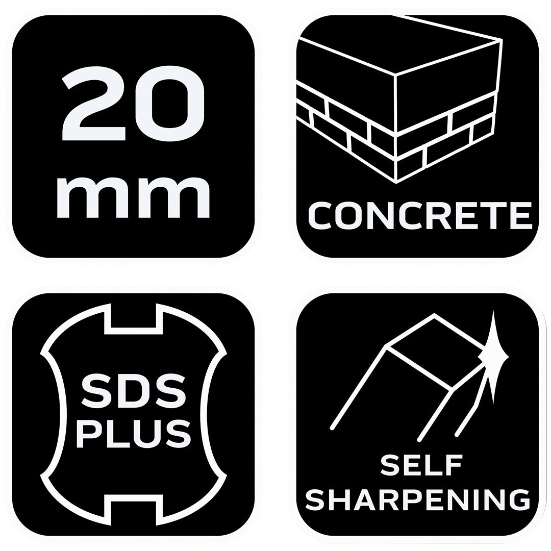 Plochý sekáč SDS Plus samoostriaci 20 x 250 mm od NEO TOOLS nájdeš na naravis.sk
