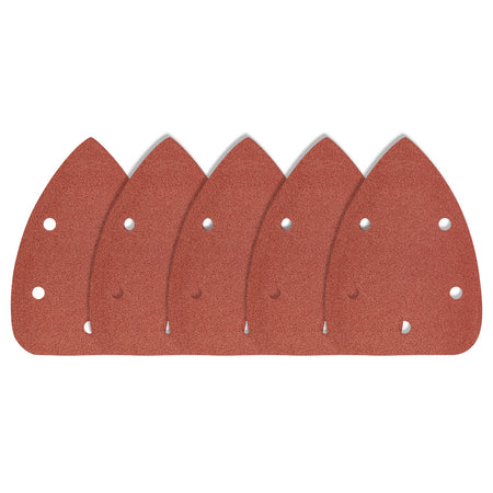 Brúsne papiere so suchým zipsom, železo 102 x 140 mm, P40, 5 ks, s 5 otvormi pre brúsku 59G335 od NEO TOOLS nájdeš na naravis.sk