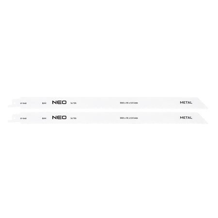 Šabľové pílové listy 300 x 19 x 0,9 mm, 14TPI, cpl. 2 ks. od NEO TOOLS nájdeš na naravis.sk