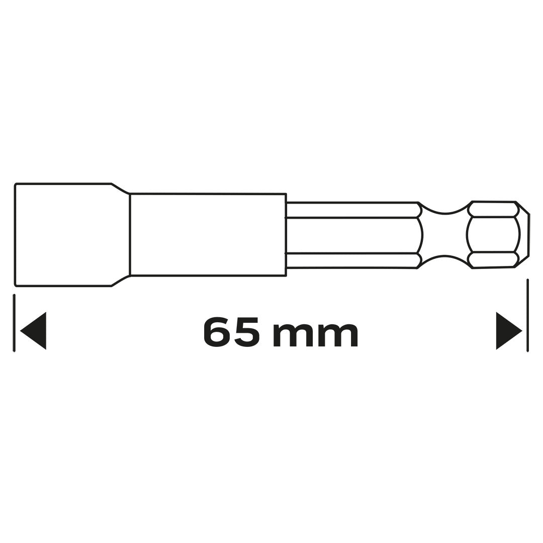 Magnetické nástrčné hlavice 8 x 65 mm, stopka 1/4" od NEO TOOLS nájdeš na naravis.sk
