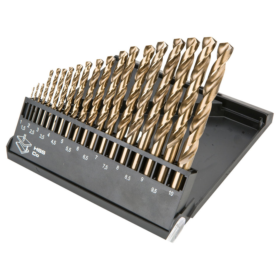 Vrták do kovu HSS-Co sada 1,0 - 10,0 mm, 19 ks od GRAPHITE nájdeš na naravis.sk