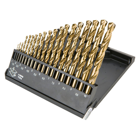 Vrtákdo kovu HSS-TiN sada 1,0 - 10,0 mm, 19 ks od GRAPHITE nájdeš na naravis.sk