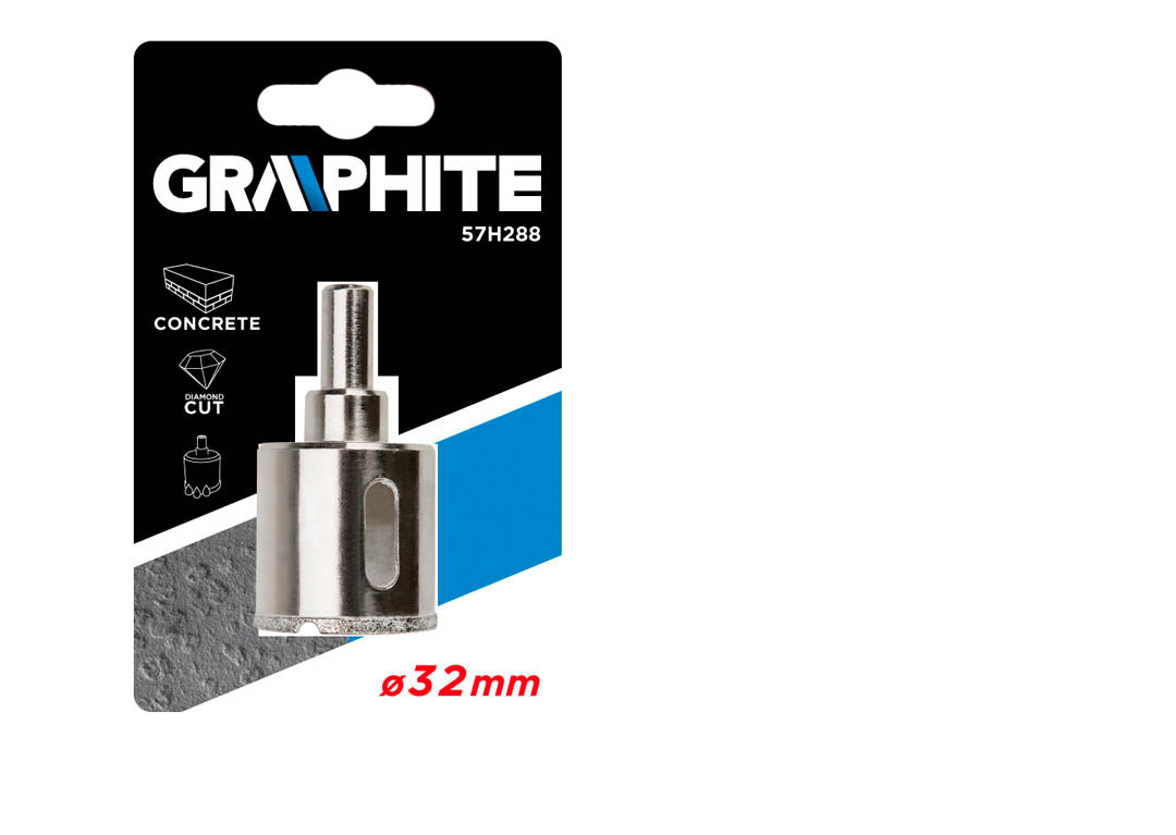 Diamantový vrták pre keramiku, 32 mm od GRAPHITE nájdeš na naravis.sk