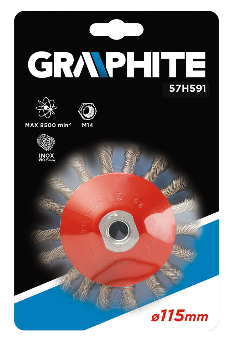 Drфtenб kefa, 115 mm x M14, INOX od GRAPHITE nájdeš na naravis.sk