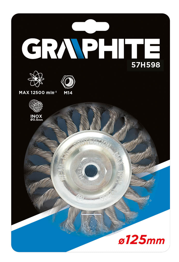 Drфtenб kefa, 125 mm x M14, INOX od GRAPHITE nájdeš na naravis.sk