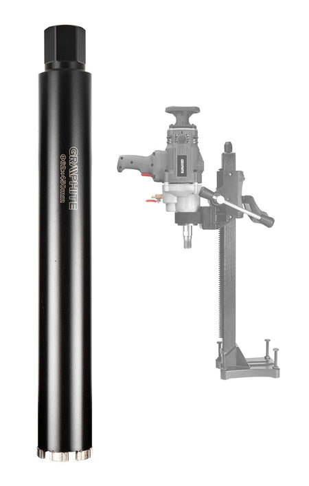Diamantová vŕtacia píla 58G540 62 × 450 mm × 6T od GRAPHITE nájdeš na naravis.sk
