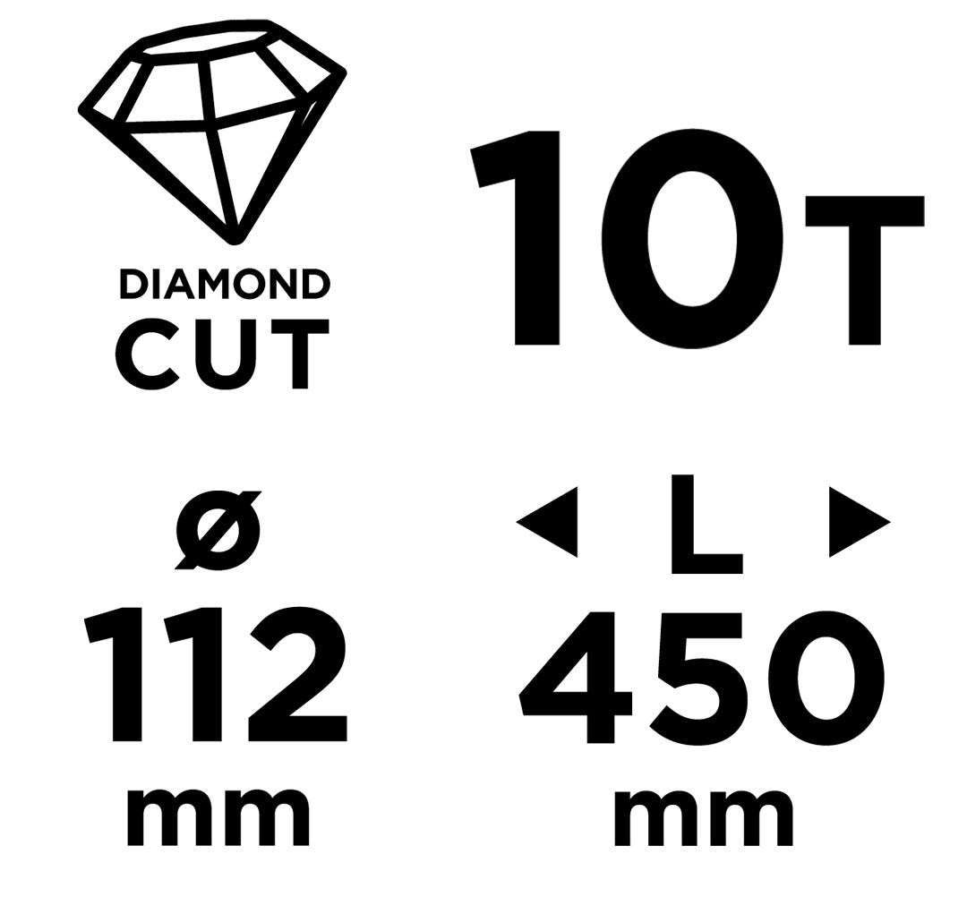 Diamantová vŕtacia píla 58G540 112 × 450 mm × 10 T od GRAPHITE nájdeš na naravis.sk