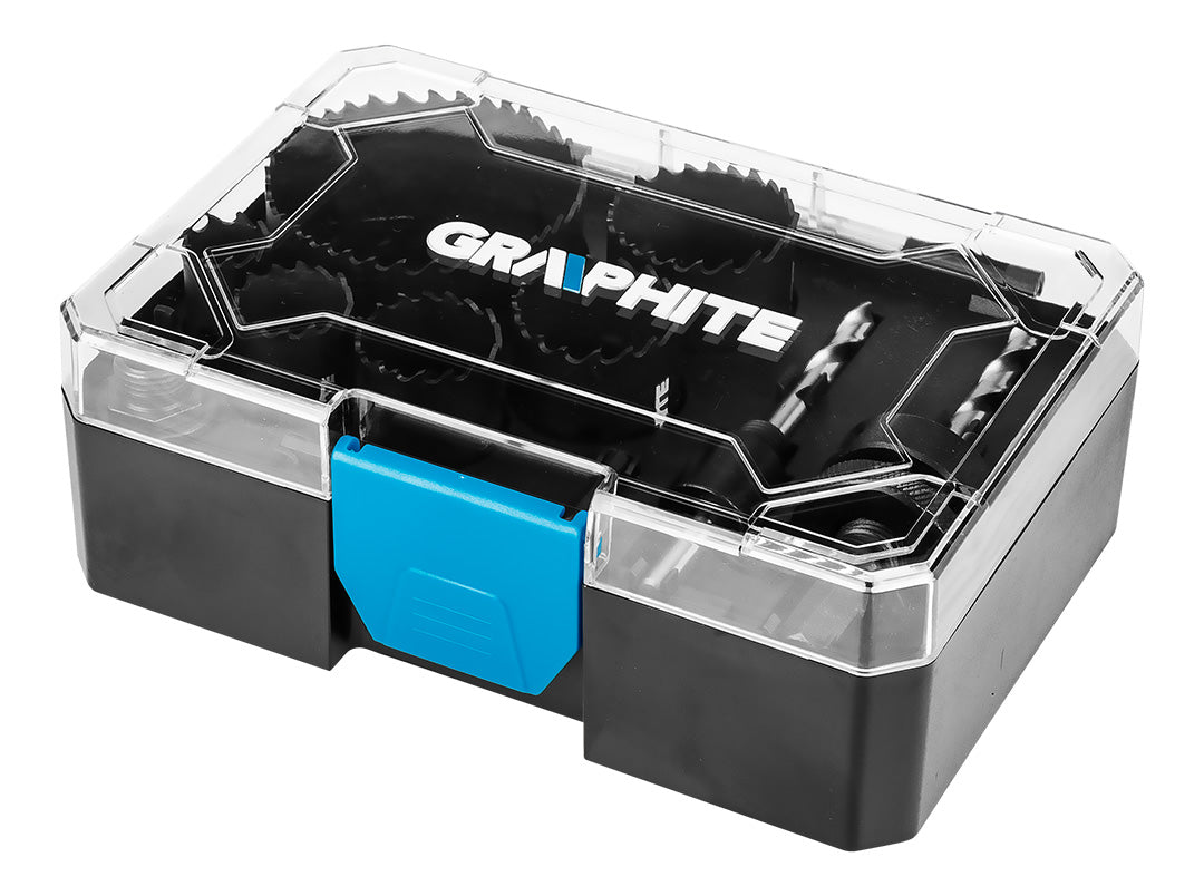 Co8% bimetalové dierovky (19, 25, 30, 35, 40, 68 mm), sada 9 el. od GRAPHITE nájdeš na naravis.sk