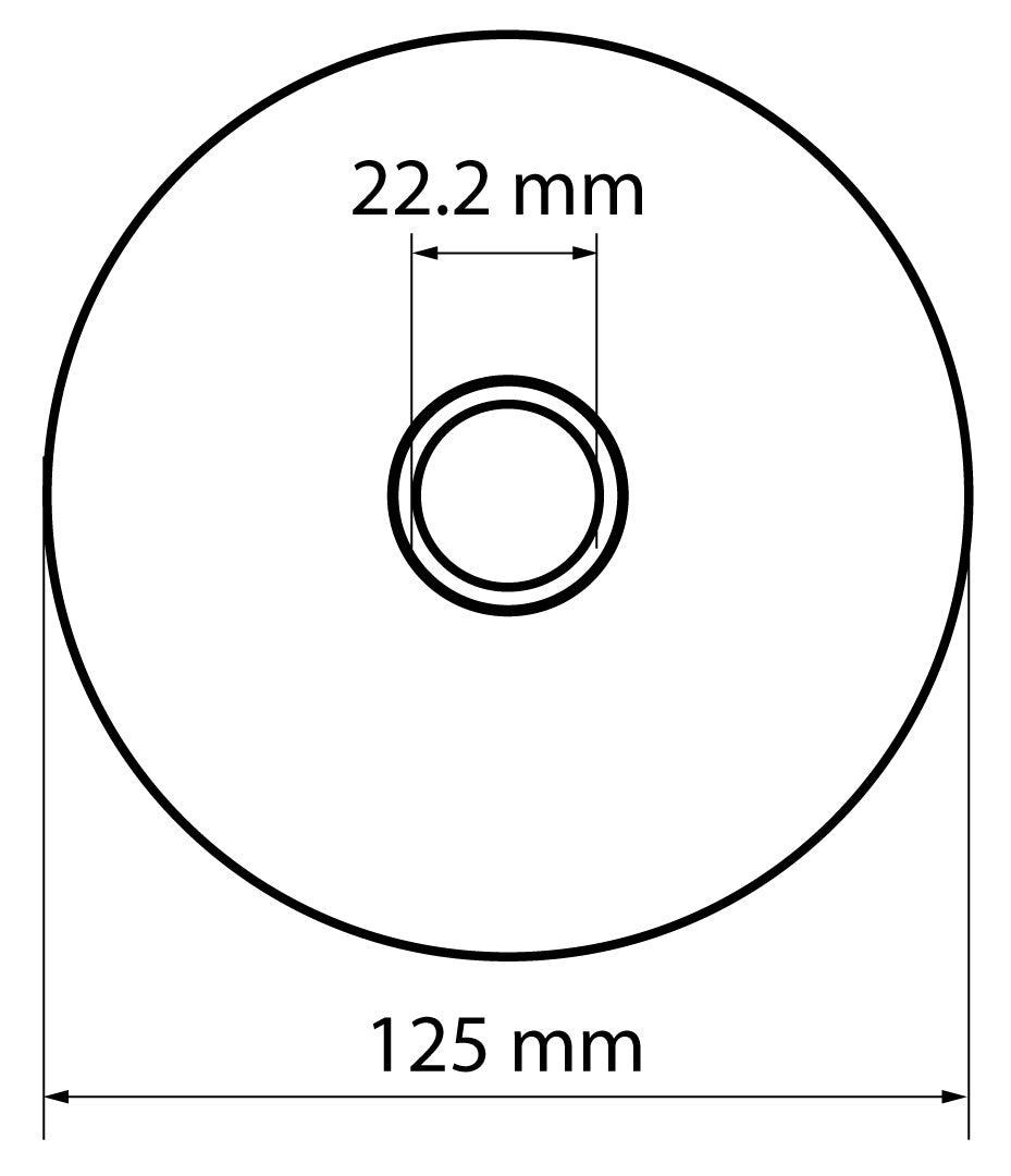 Rezný kotúč, oxid hlinitý na kov/INOX 125 x 1,0 x 22,2 mm, 41 A60-T-BF od GRAPHITE nájdeš na naravis.sk