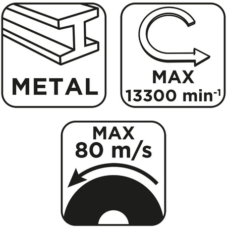 Rezný kotúč, oxid hlinitý na kov 115 x 1,0 x 22,2 mm, 41 A60-T-BF od GRAPHITE nájdeš na naravis.sk