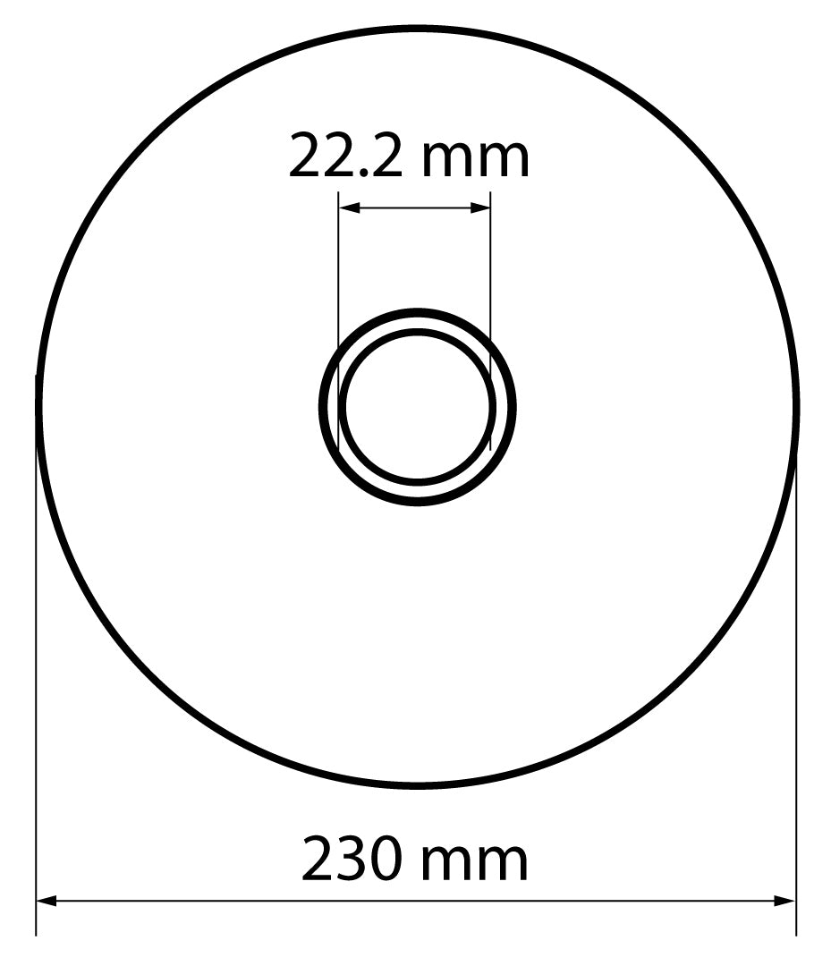 Rezný kotúč, korund na kov 230 x 2,0 x 22,2 mm, 41 A46-S-BF od GRAPHITE nájdeš na naravis.sk
