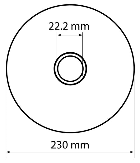 Rezný kotúč, korund na kov 230 x 2,0 x 22,2 mm, 41 A46-S-BF od GRAPHITE nájdeš na naravis.sk