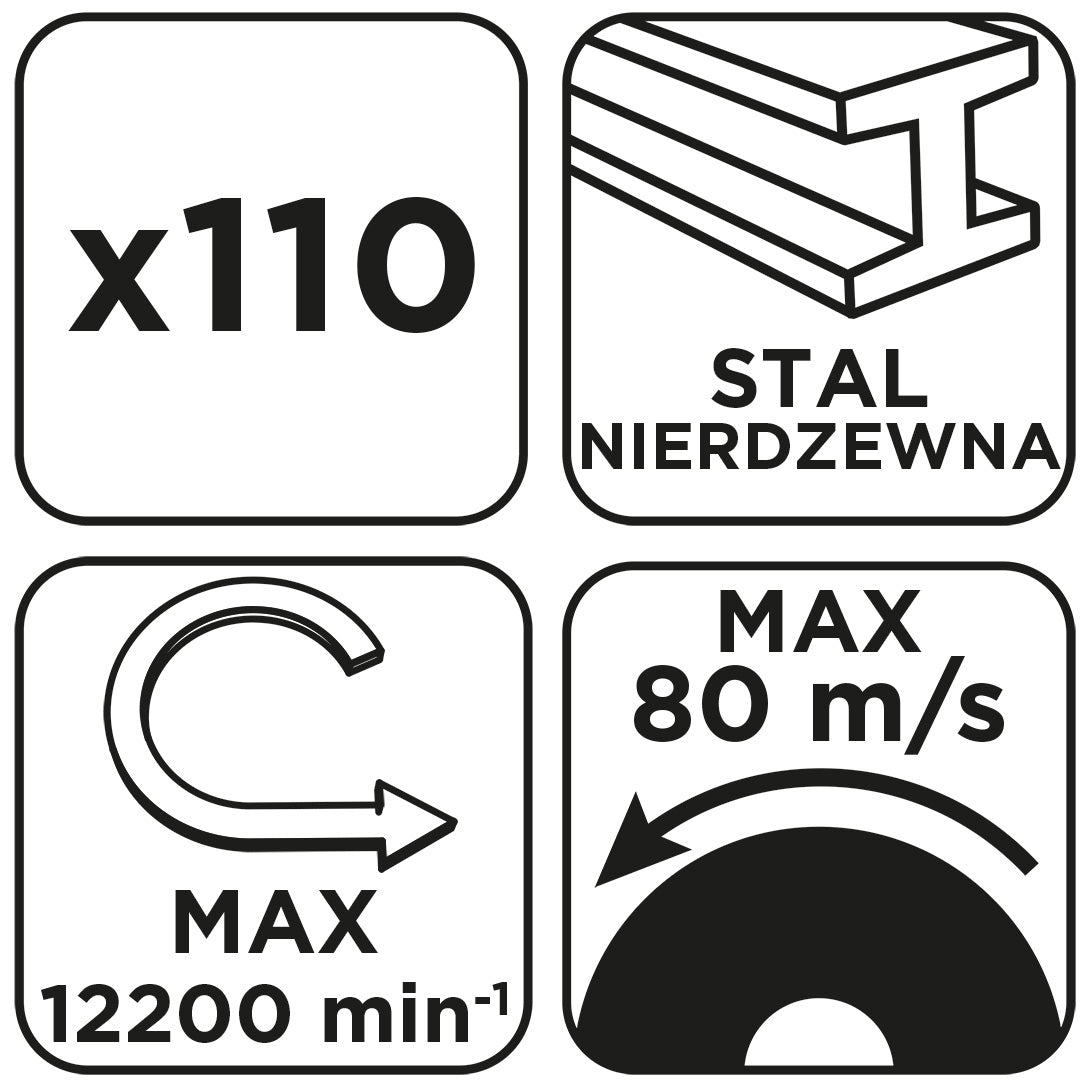 Rezný kotúč, korund na kov/INOX 125 x 1,0 x 22,2 mm, 41 A60-T-BF, kartón 110 kusov od GRAPHITE nájdeš na naravis.sk