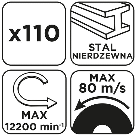 Rezný kotúč, korund na kov/INOX 125 x 1,0 x 22,2 mm, 41 A60-T-BF, kartón 110 kusov od GRAPHITE nájdeš na naravis.sk