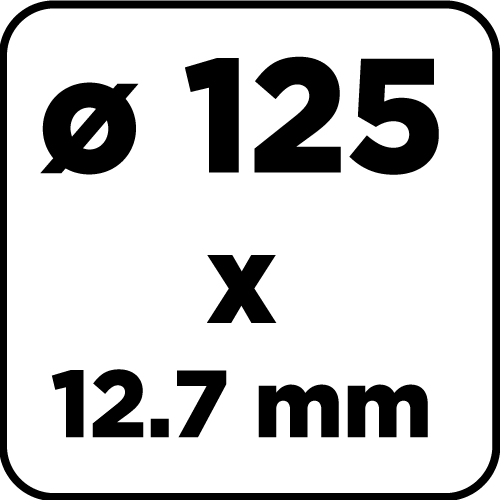 Brúsne kotúče 125 x 20/16/12,7 x 16 mm, P60, 2 ks. od GRAPHITE nájdeš na naravis.sk
