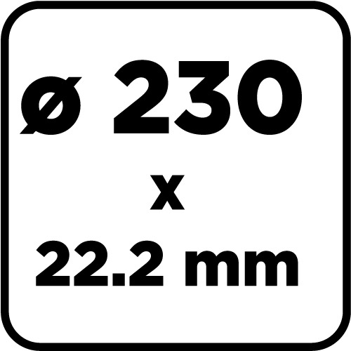 Segmentový diamantový rezný kotúč, 230 x 22,2 mm, suchý a mokrý od GRAPHITE nájdeš na naravis.sk