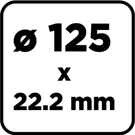 Diamantový rezný kotúč Turbo, 125 x 22,22 mm, suchý od GRAPHITE nájdeš na naravis.sk