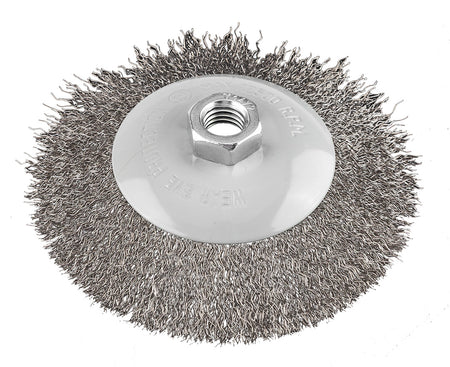 Drôtená kefa 125 mm, lisovaný drôt, oceľ, M14 od GRAPHITE nájdeš na naravis.sk