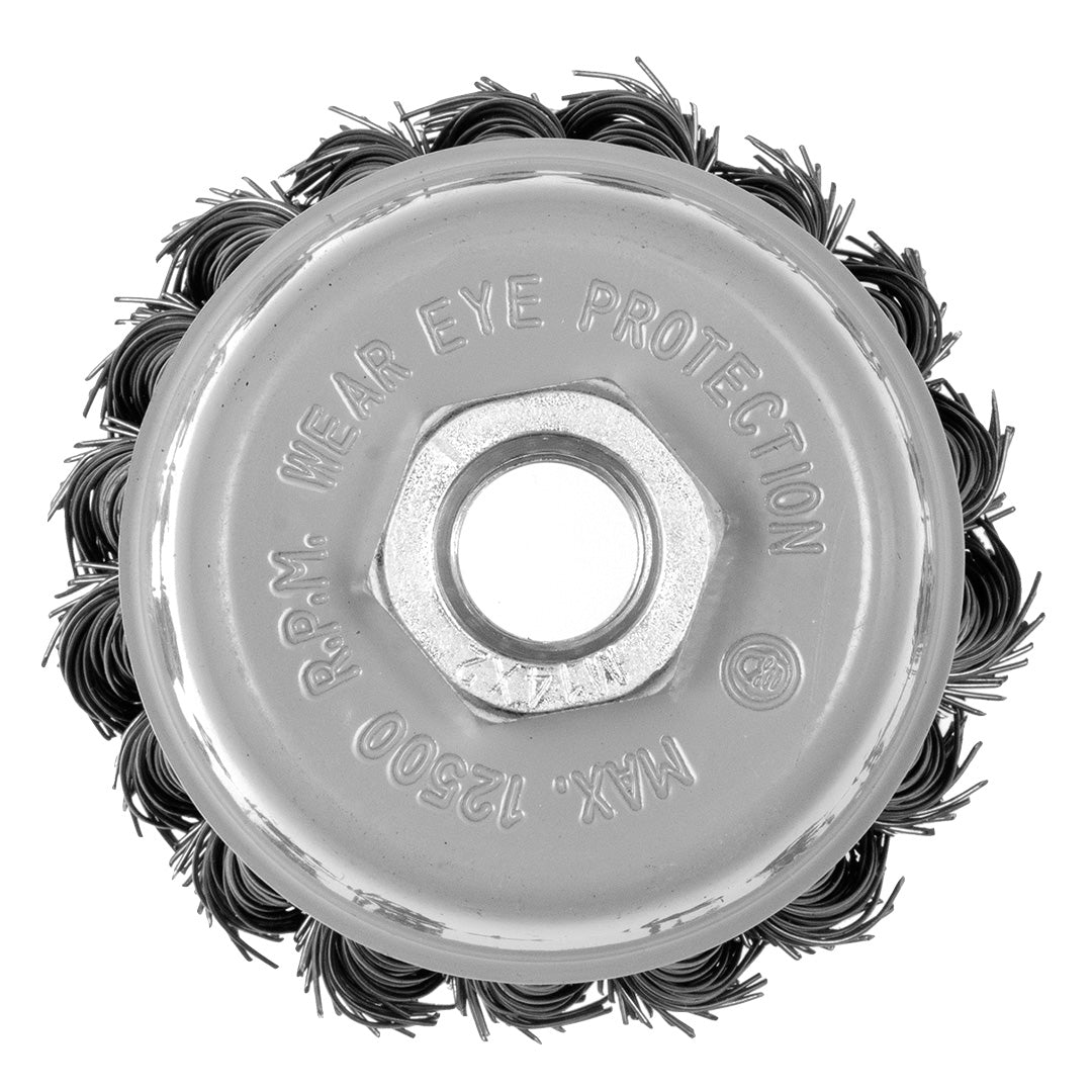 70 mm drôtená kefa, krútené oceľové lanko, M14 od GRAPHITE nájdeš na naravis.sk